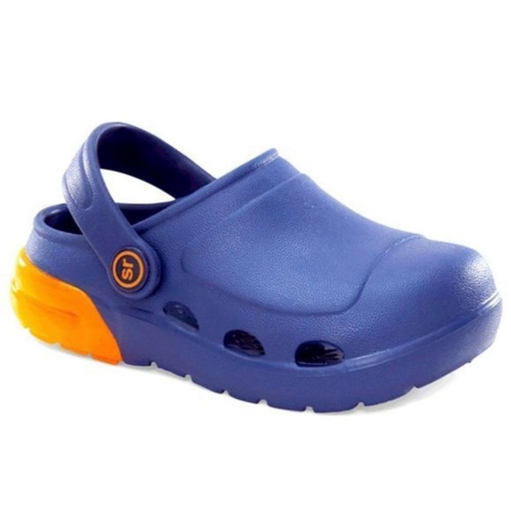 Stride Rite 360 Unisex Bray Clog LIGHT UP Heel - NavyBlue - Size 5 Toddler